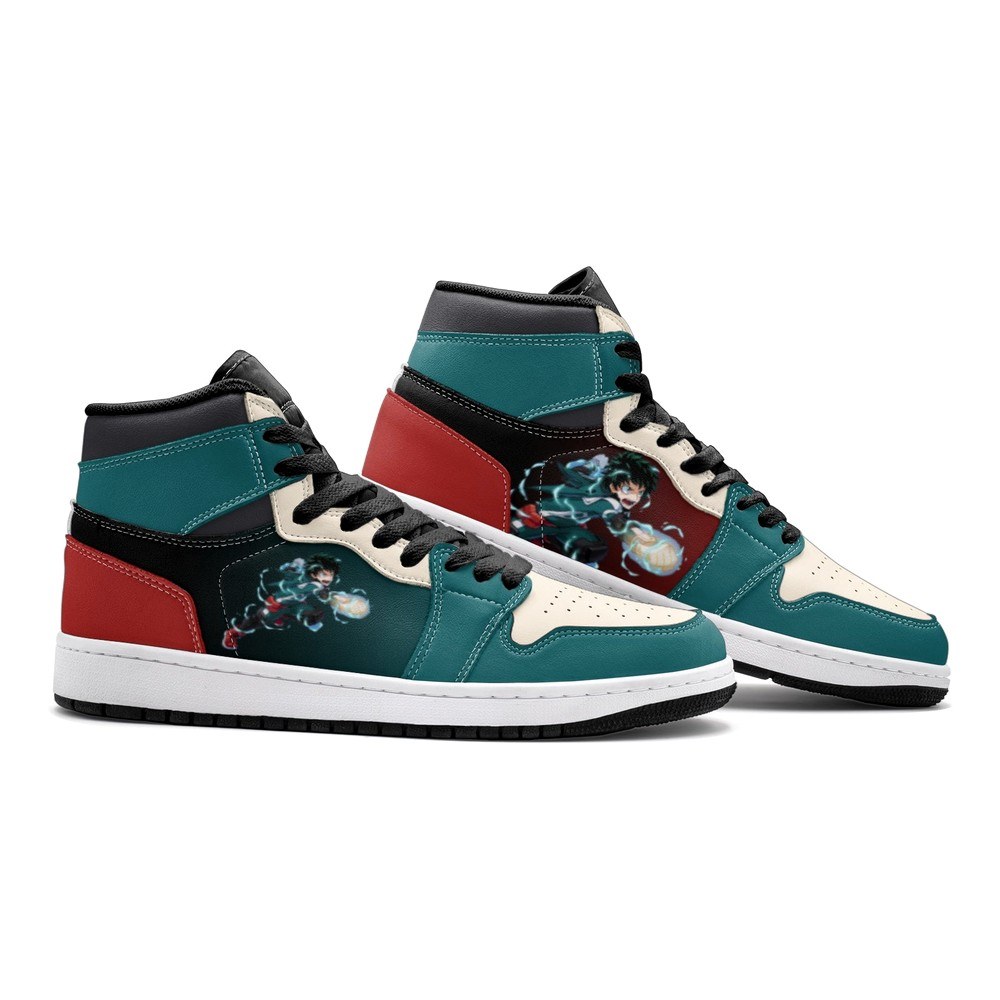 Izuku Midoriya My Hero J1 High Top Shoes - Sneakatelier