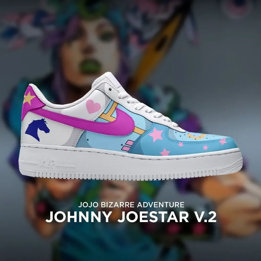 Jehnny Joestar V.2 Phantom JoJo's Bizarre Adventure Low Top Shoes - Shoesmates Jehnny Joestar V.2 Phantom JoJo's Bizarre Adventure Low Top Shoes - Sneakatelier Sneakatelier