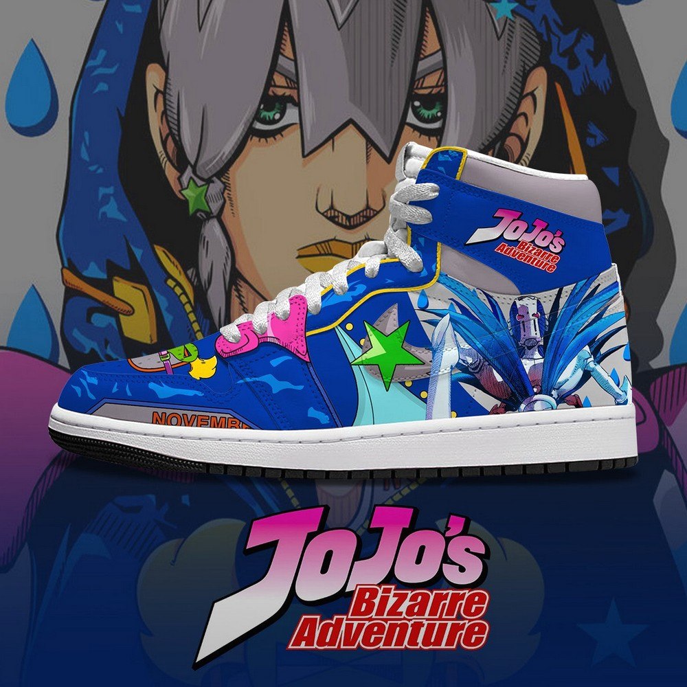 Jodio Joestar Custom High Top Sneakers - Sneakatelier