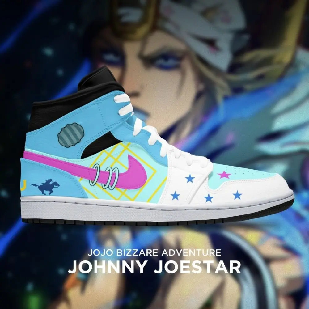 Johnny Joestar JoJo's Bizarre Adventure Special High Top Shoes - Shoesmates Johnny Joestar JoJo's Bizarre Adventure Special High Top Shoes - Sneakatelier Sneakatelier