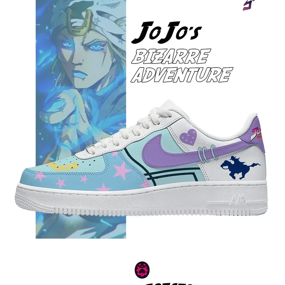 Johnny Joestar Limited JoJo's Bizarre Adventure Low Top Shoes - Shoesmates Johnny Joestar Limited JoJo's Bizarre Adventure Low Top Shoes - Sneakatelier Sneakatelier