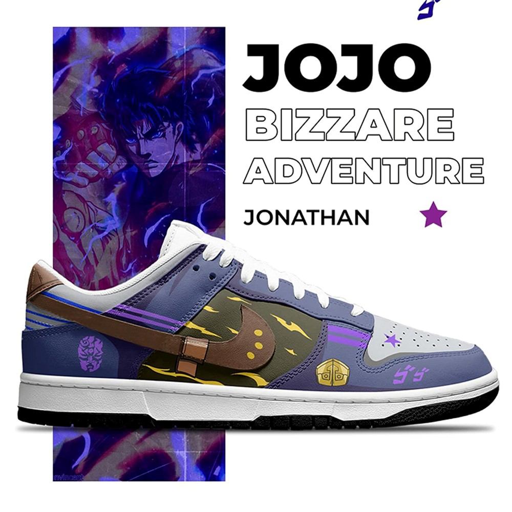 JoJo’s Bizarre Adventure SBD Shoes SMJBAN06 - Sneakatelier