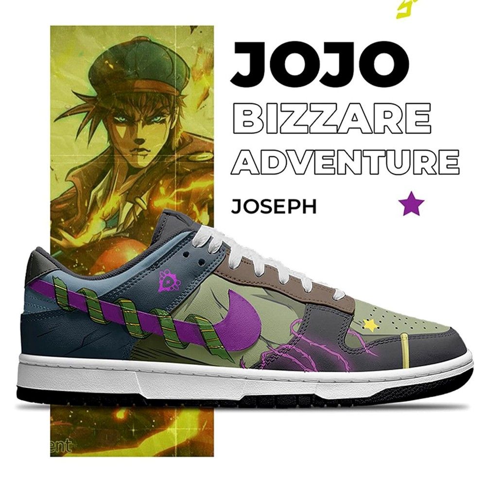 JoJo’s Bizarre Adventure SBD Shoes SMJBAN07 - Sneakatelier