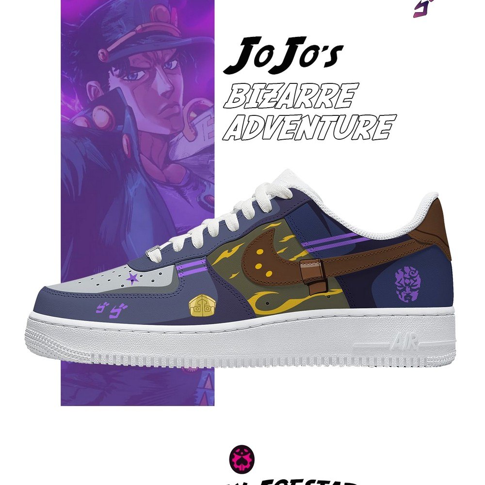 Jonathan Joestar Limited Low Top Sneakers - Shoesmates Jonathan Joestar Limited Low Top Sneakers - Sneakatelier Sneakatelier