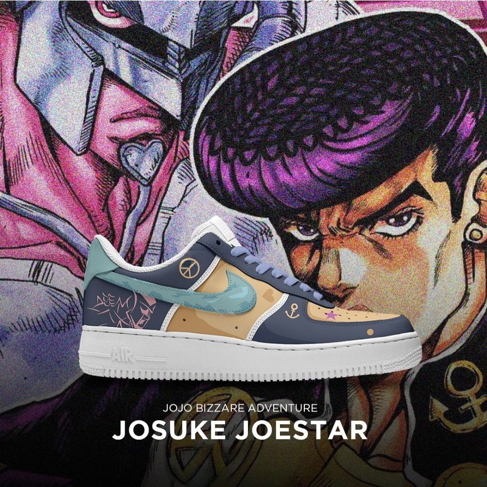 Josuke Joestar Jojo's Bizarre Adventure Low Top Shoes - Sneakatelier