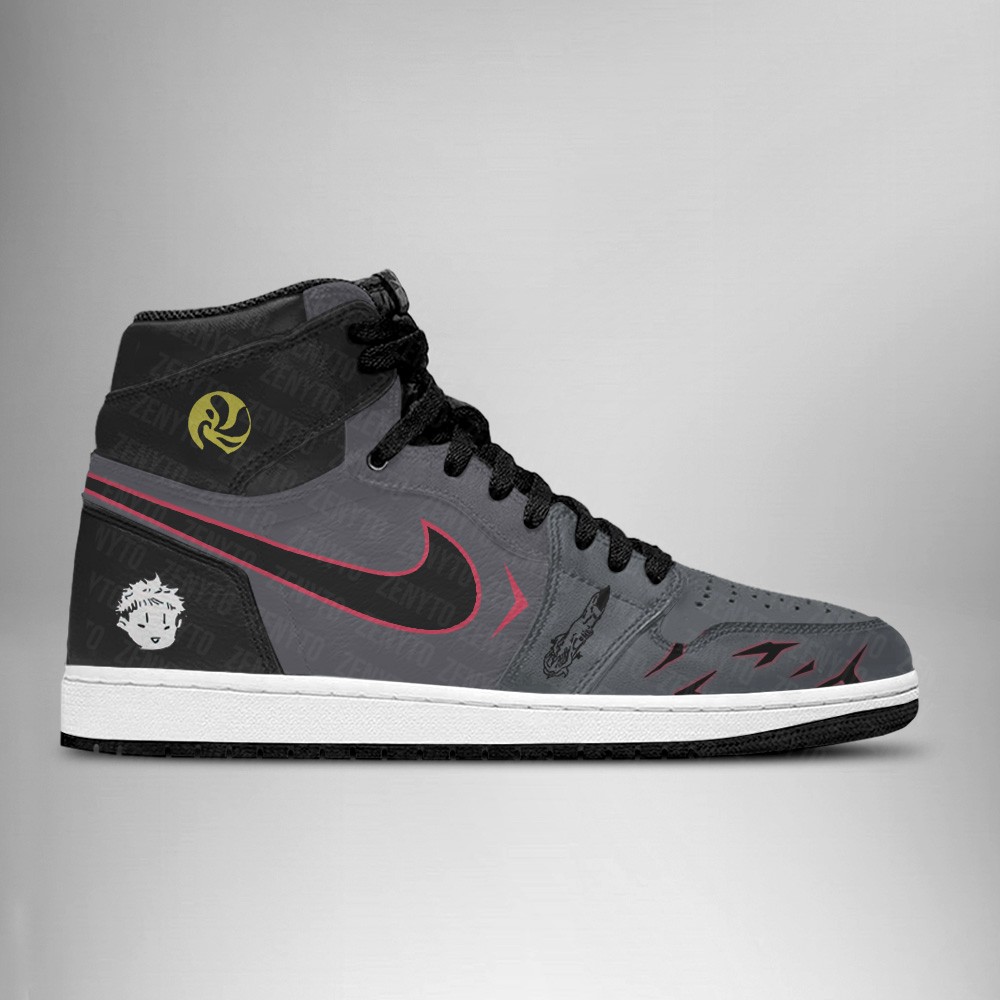 Jujutsu Kaisen Air Jordan Hightop Shoes SM04 - Shoesmates Jujutsu Kaisen Air Jordan Hightop Shoes SM04 - Sneakatelier Sneakatelier