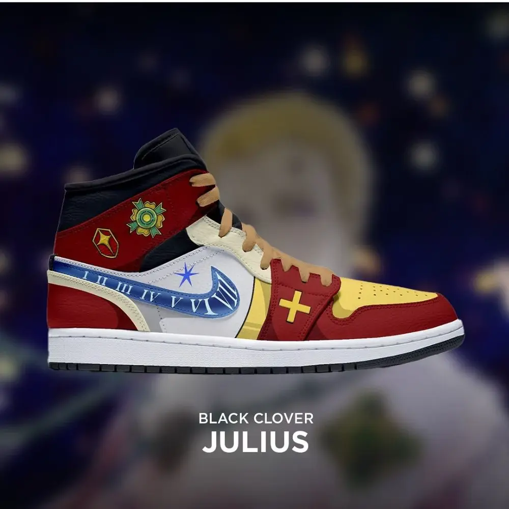 Julius Black Clover High Top Shoes - Shoesmates Julius Black Clover High Top Shoes - Sneakatelier Sneakatelier