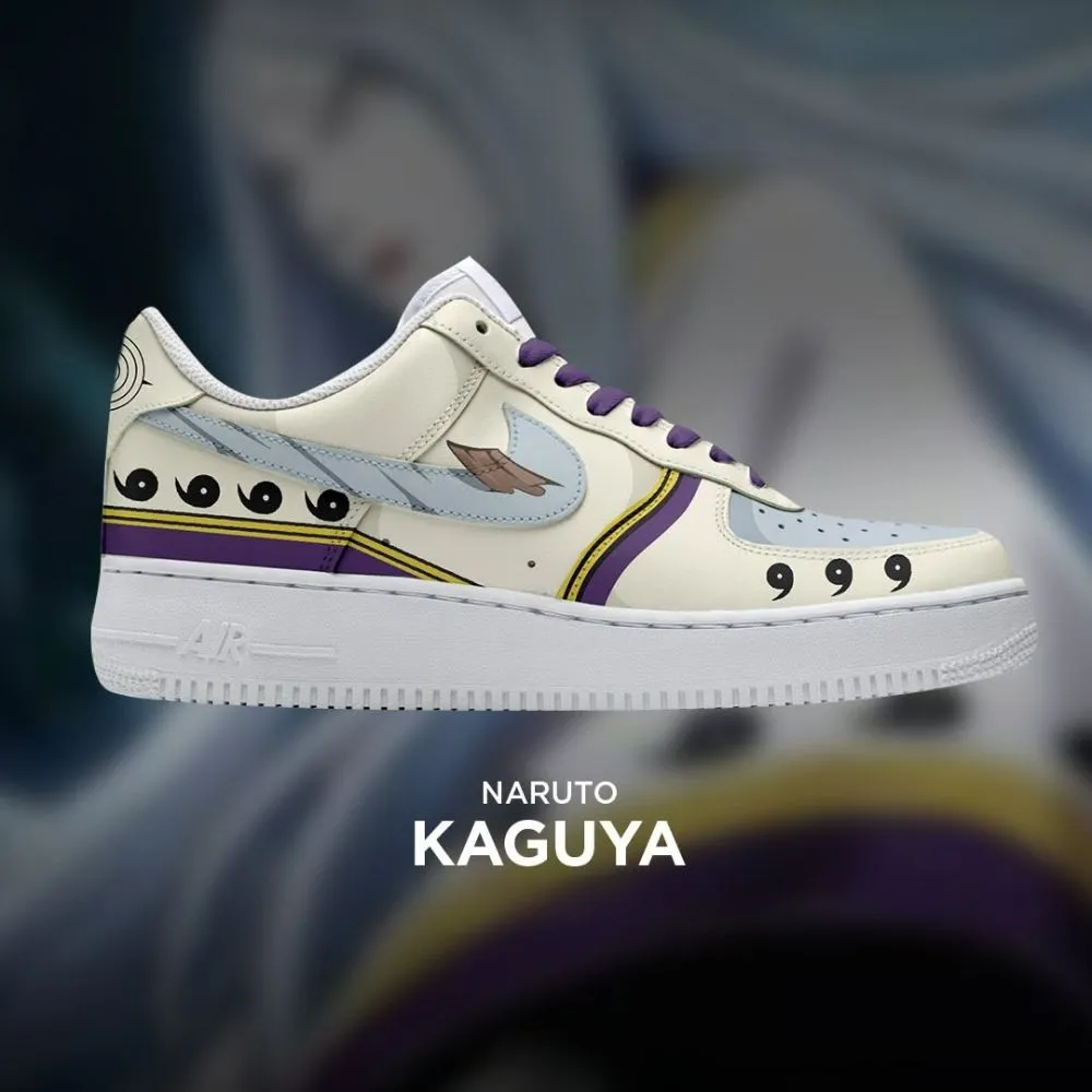 Kaguya Naruto Custom Low Top Shoes - Sneakatelier