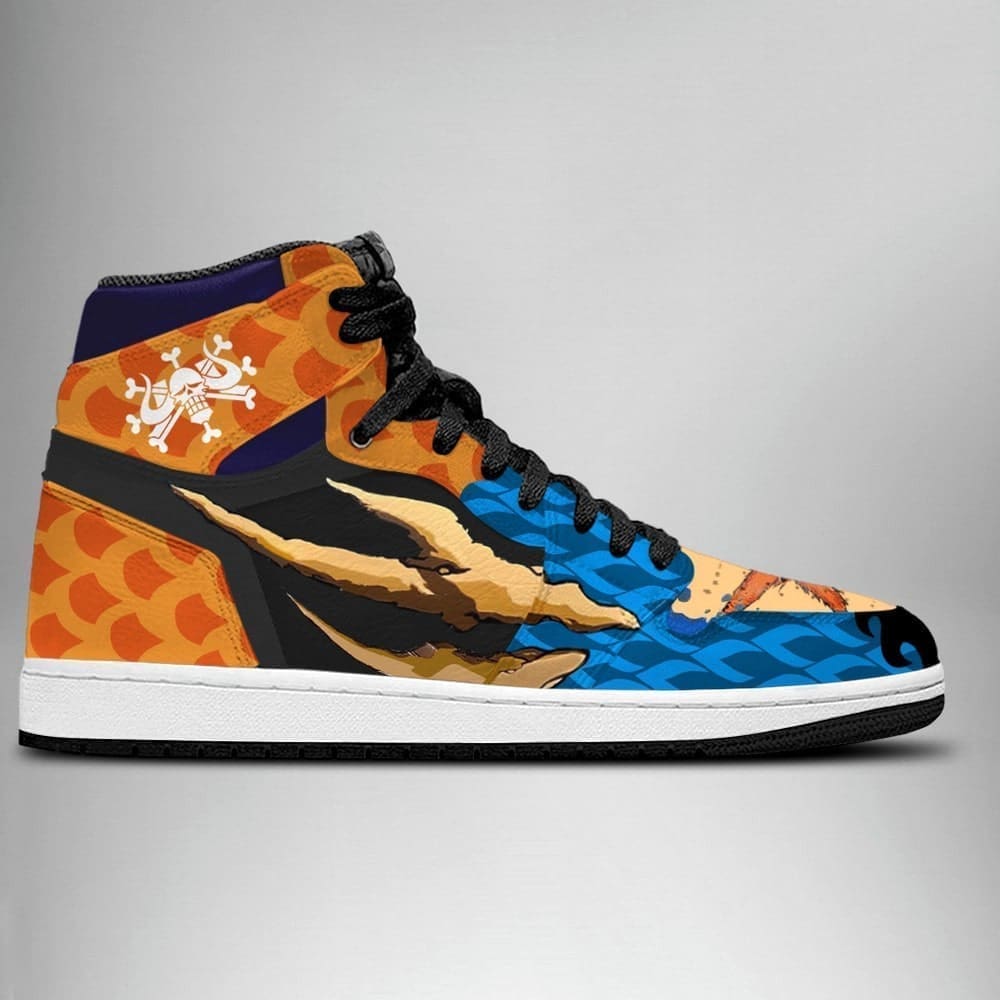 Kaido One Piece Air Jordan 1 High Top Shoes SMKOPA1 - Shoesmates Kaido One Piece Air Jordan 1 High Top Shoes SMKOPA1 - Sneakatelier Sneakatelier