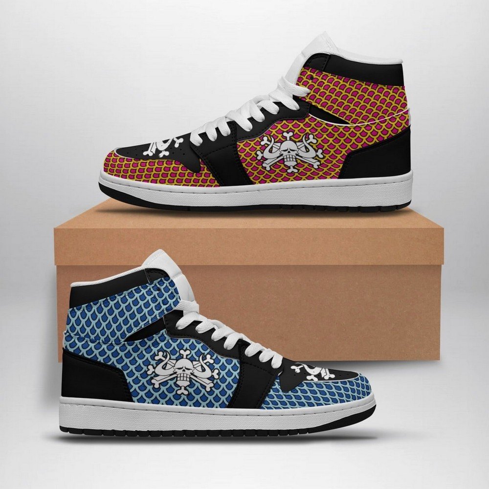 Kaido Pattern One Piece AJ1 Shoes - Shoesmates Kaido Pattern One Piece AJ1 Shoes - Sneakatelier Sneakatelier