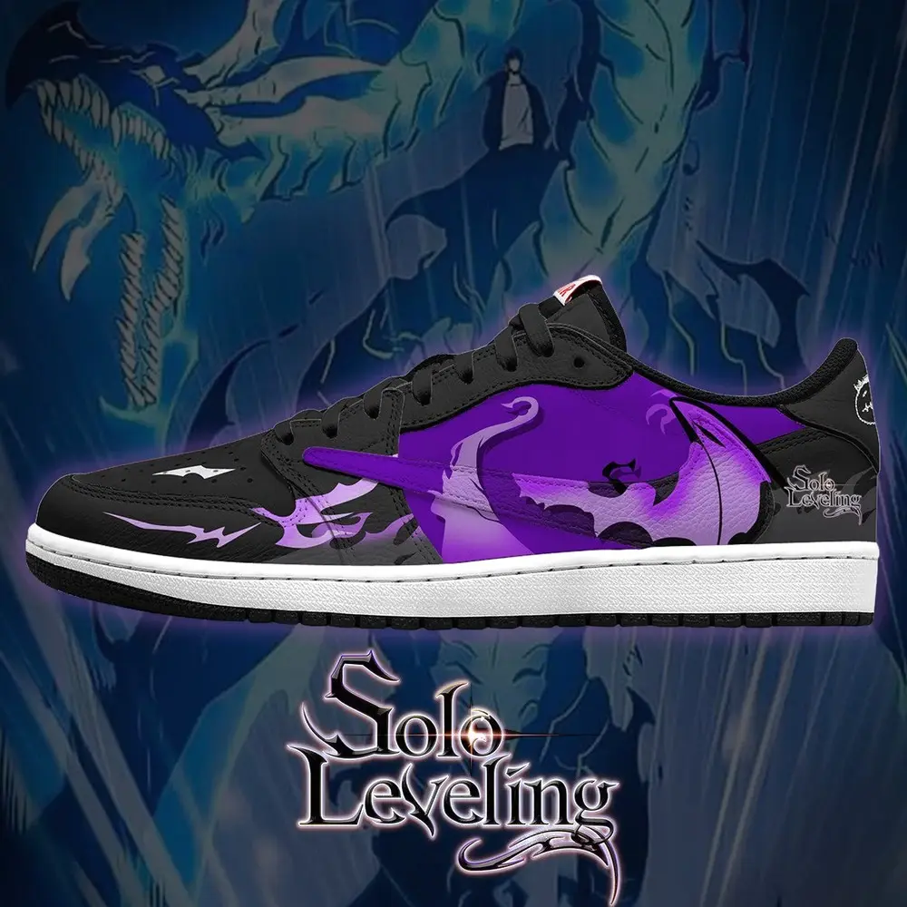 Kaisel V.4 Shadow Legacy Solo Leveling Low Top Shoes - Shoesmates Kaisel V.4 Shadow Legacy Solo Leveling Low Top Shoes - Sneakatelier Sneakatelier