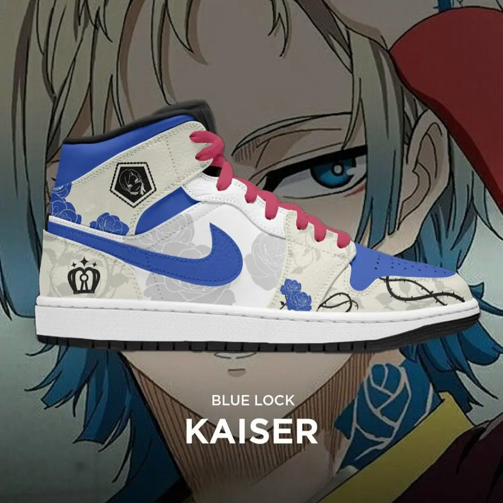 Kaiser Blue Lock Special High Top Shoes - Shoesmates Kaiser Blue Lock Special High Top Shoes - Sneakatelier Sneakatelier