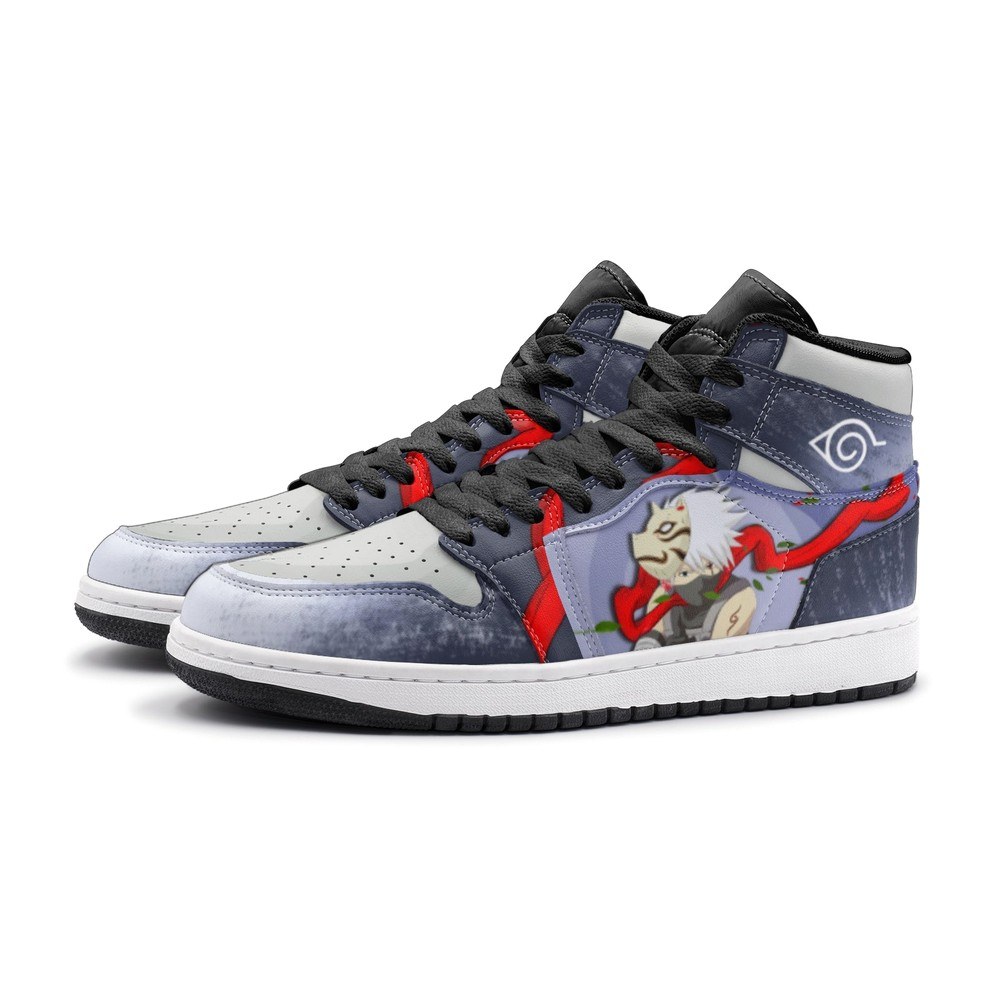 Kakashi Hatake Anbu Ninja Air Jordan 1 High Top Shoes - Shoesmates Kakashi Hatake Anbu Ninja Air Jordan 1 High Top Shoes - Sneakatelier Sneakatelier