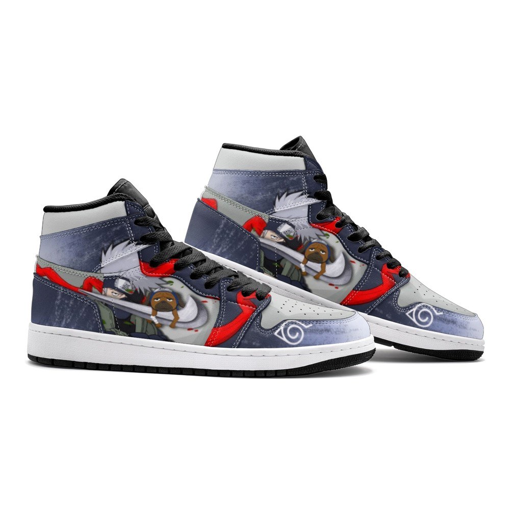 Kakashi Hatake Anbu Ninja Air Jordan 1 High Top Shoes - Shoesmates Kakashi Hatake Anbu Ninja Air Jordan 1 High Top Shoes - Sneakatelier Sneakatelier
