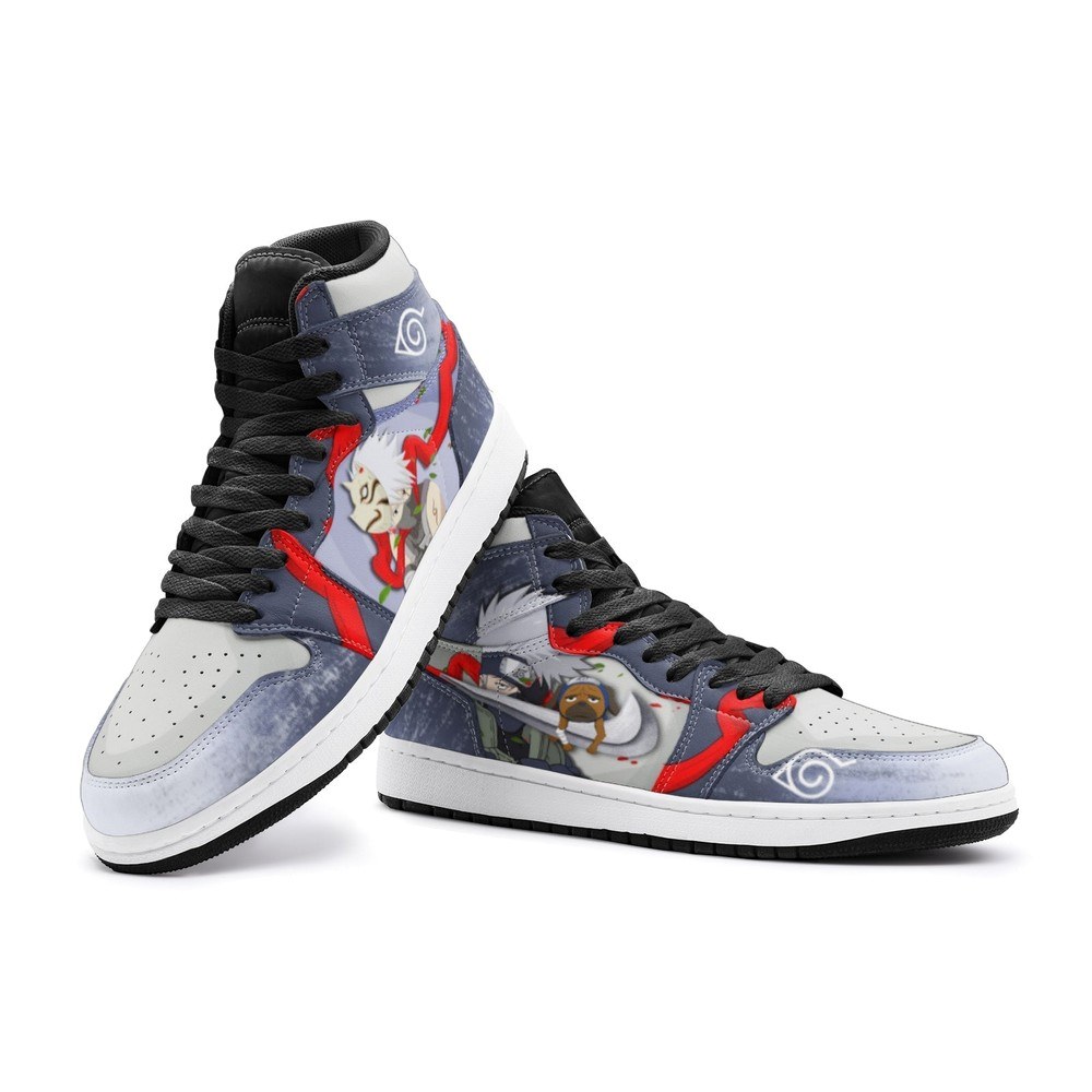 Kakashi Hatake Anbu Ninja Air Jordan 1 High Top Shoes - Shoesmates Kakashi Hatake Anbu Ninja Air Jordan 1 High Top Shoes - Sneakatelier Sneakatelier