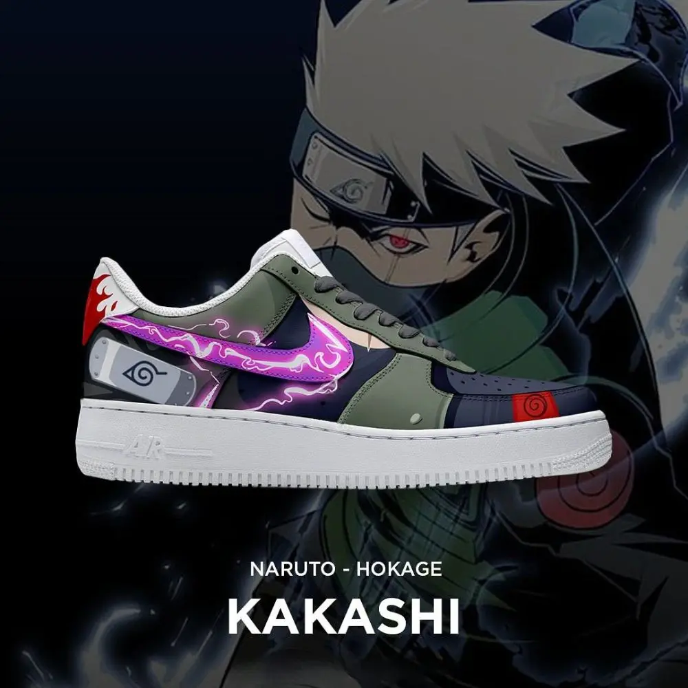 Kakashi Hokage Naruto Low Top Shoes - Sneakatelier