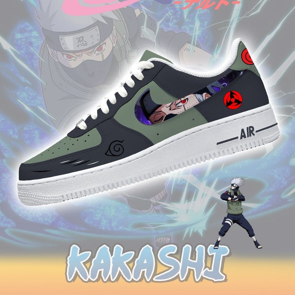 Kakashi Naruto AF1 Shoes - Sneakatelier
