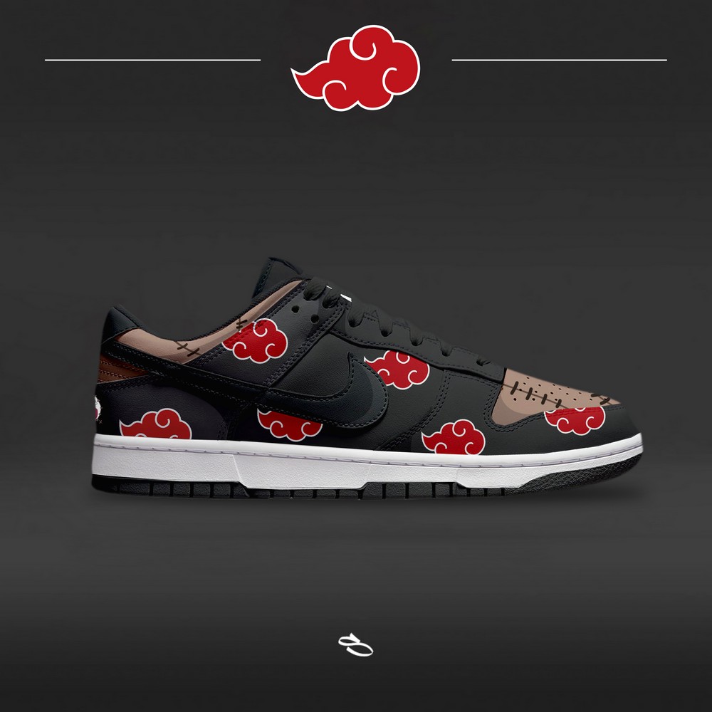Kakuzu Akatsuki J1 Low Top Shoes - Sneakatelier