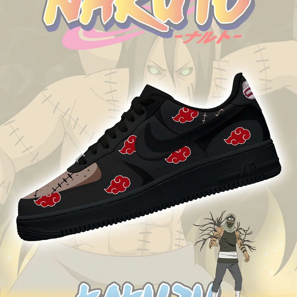 Kakuzu No.2 Akatsuki AF1 Shoes - Sneakatelier