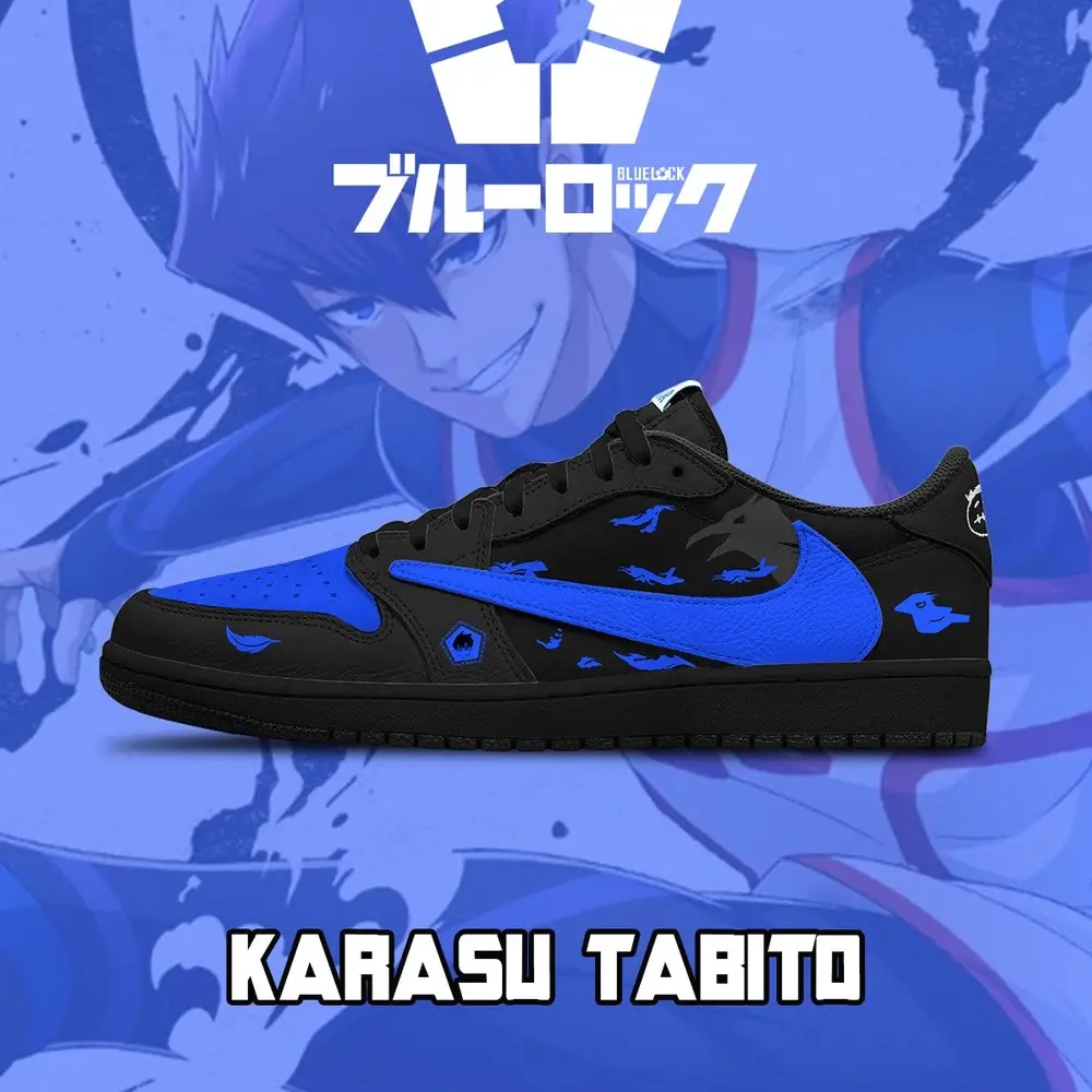 Karasu Tabito V.2 Blue Lock Low Top Shoes - Shoesmates Karasu Tabito V.2 Blue Lock Low Top Shoes - Sneakatelier Sneakatelier