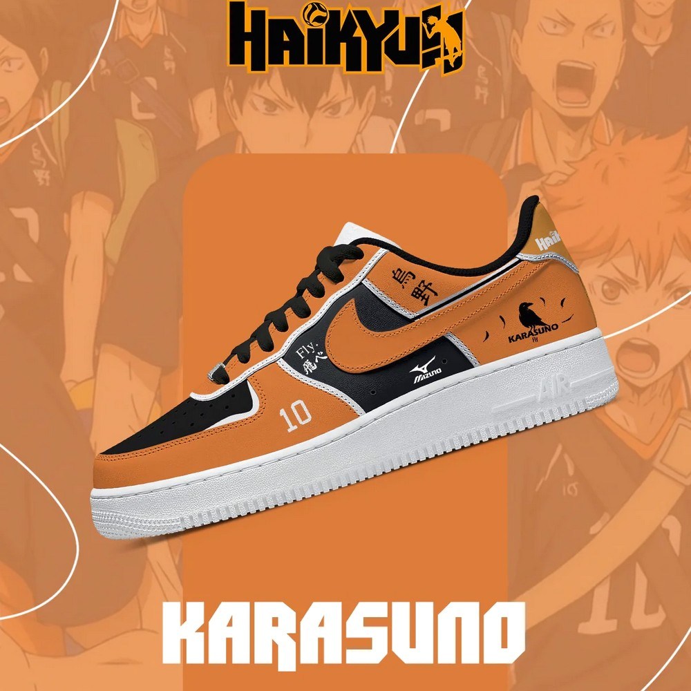 Karasuno Haikyuu!! AF1 Shoes - Sneakatelier