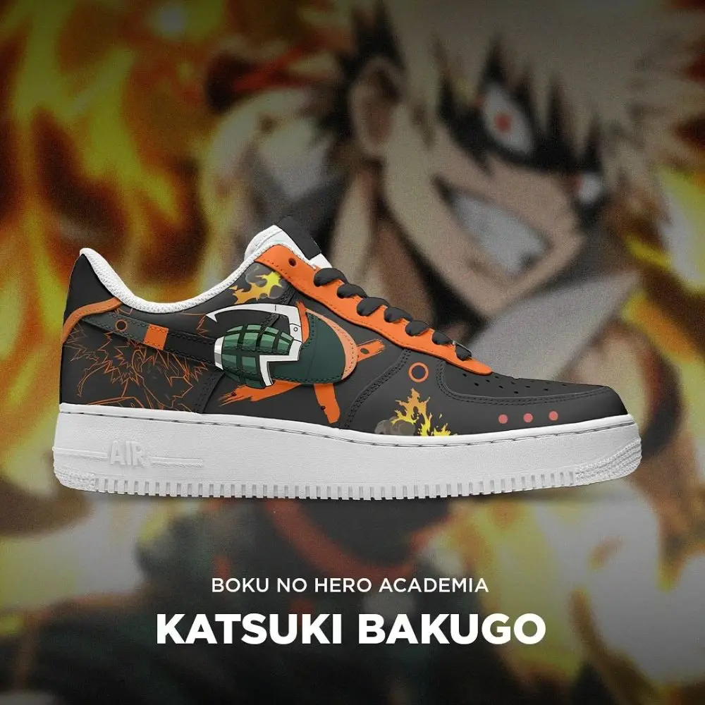 Katsuki Bakugo Boku No Hero Academia Low Top Shoes - Shoesmates Katsuki Bakugo Boku No Hero Academia Low Top Shoes - Sneakatelier Sneakatelier