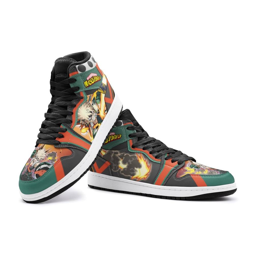Katsuki Bakugo My Hero J1 High Top Shoes Ver 2 - Shoesmates Katsuki Bakugo My Hero J1 High Top Shoes Ver 2 - Sneakatelier Sneakatelier