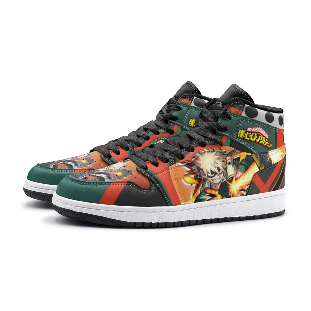 Katsuki Bakugo My Hero J1 High Top Shoes Ver 2 - Shoesmates Katsuki Bakugo My Hero J1 High Top Shoes Ver 2 - Sneakatelier Sneakatelier