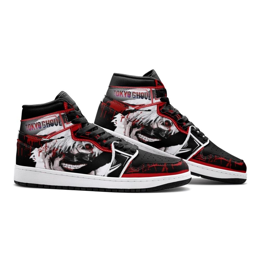 Ken Kaneki Tōkyō Gūru J1 High Top Shoes - Sneakatelier