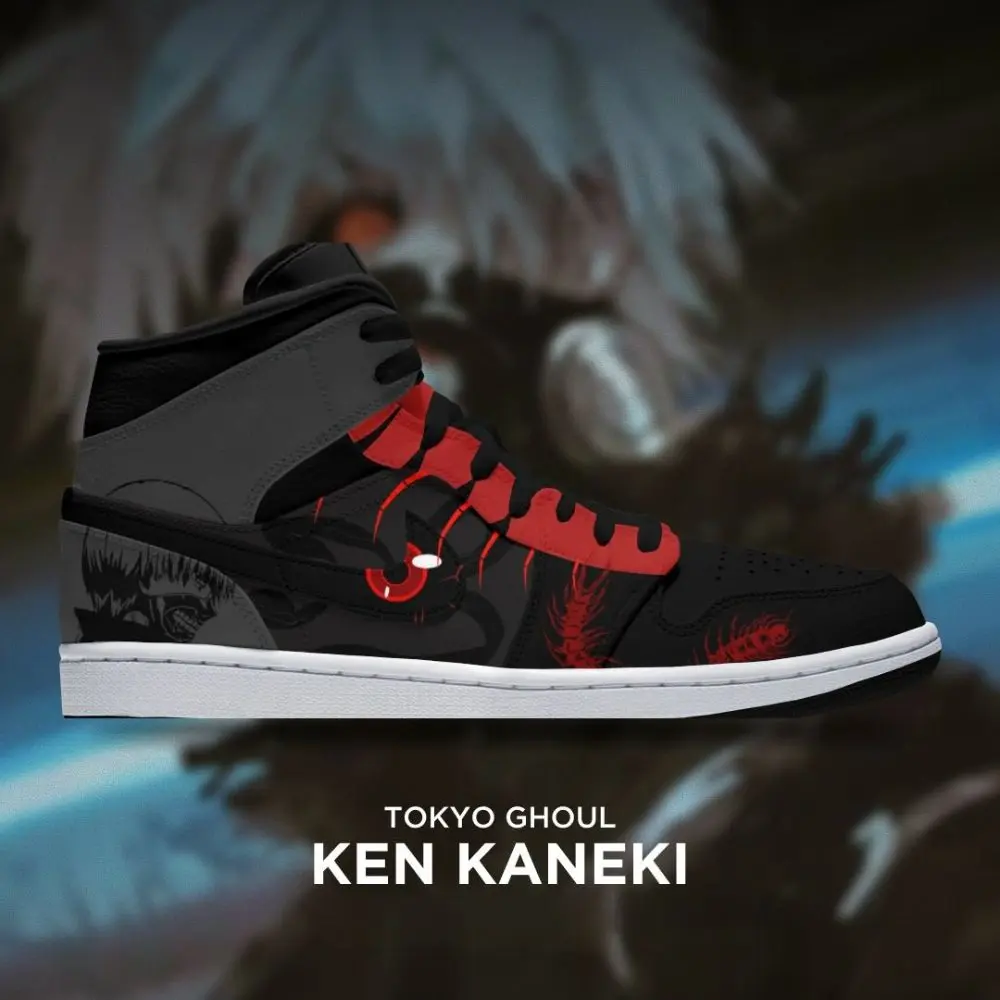 Ken Kaneki Tokyo Ghoul High Top Shoes - Shoesmates Ken Kaneki Tokyo Ghoul High Top Shoes - Sneakatelier Sneakatelier