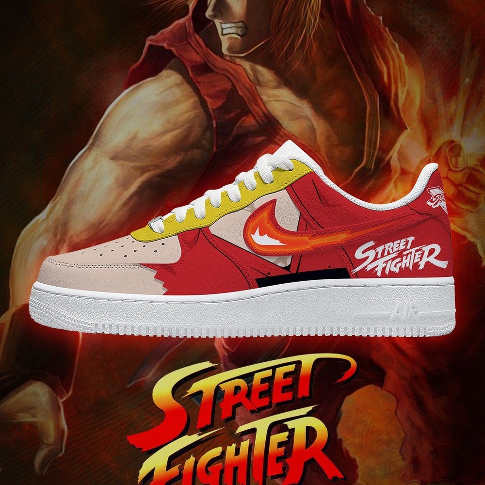 Ken Masters Street Fighter Low Top Shoes - Sneakatelier