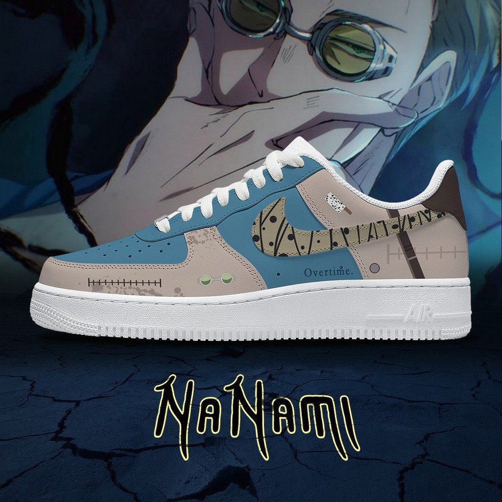 Kento Nanami No.2 Jujutsu Kaisen AF1 Shoes - Shoesmates Kento Nanami No.2 Jujutsu Kaisen AF1 Shoes - Sneakatelier Sneakatelier