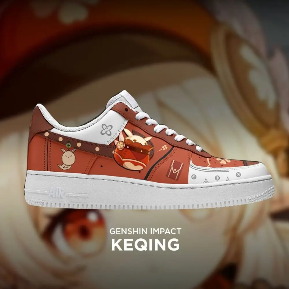Keqing (3) Genshin Impact Low Top Shoes - Sneakatelier