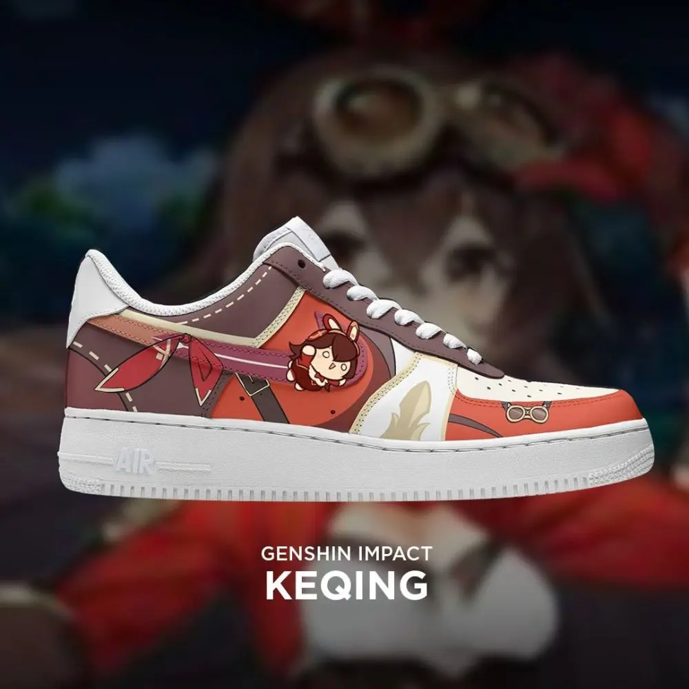 Keqing Genshin Impact Low Top Shoes - Sneakatelier