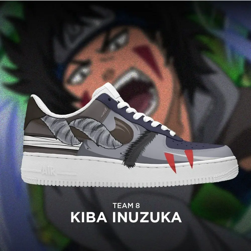 Kiba Inuzuka Naruto Team 8 Low Top Shoes - Sneakatelier