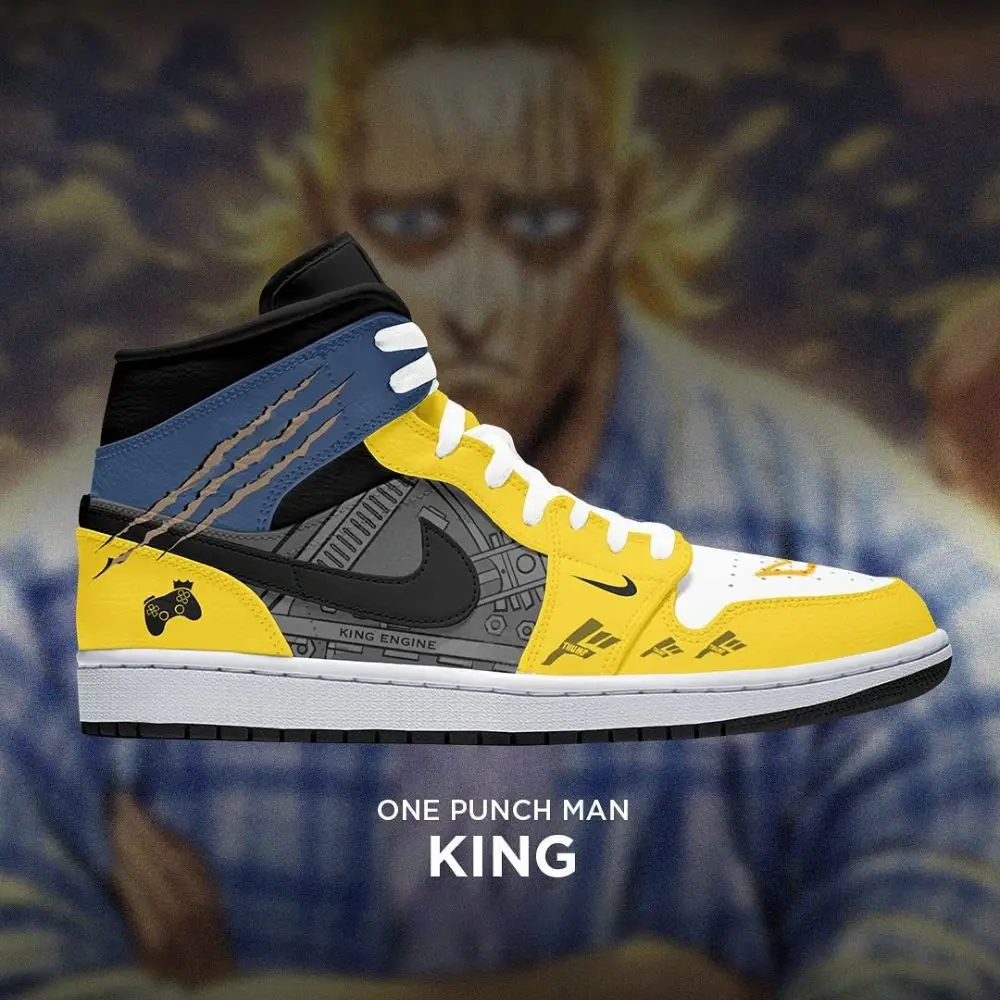 King One Punch Man High Top Shoes - Sneakatelier