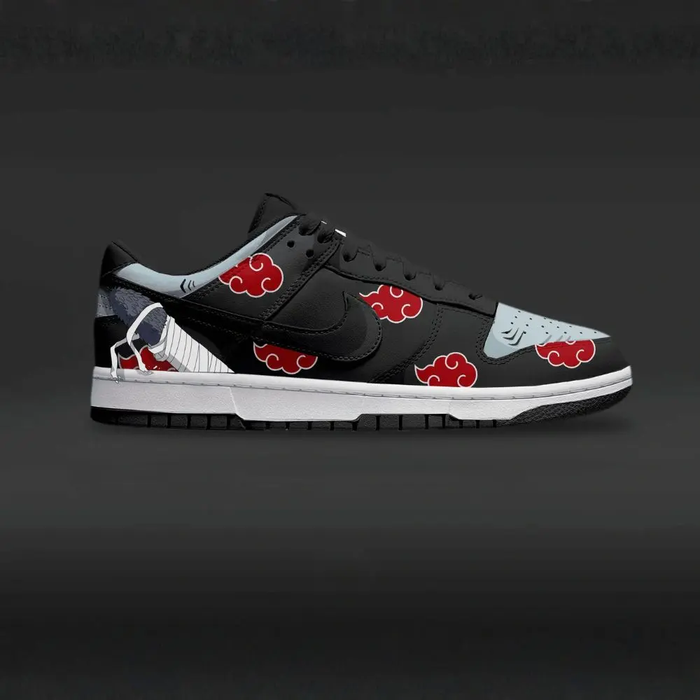 Kisame Akatsuki Naruto Edition Low Top Shoes - Sneakatelier