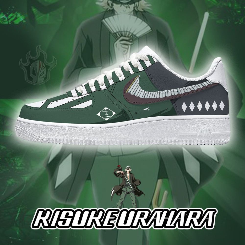 Kisuke Urahara Bleach AF1 Shoes - Shoesmates Kisuke Urahara Bleach AF1 Shoes - Sneakatelier Sneakatelier