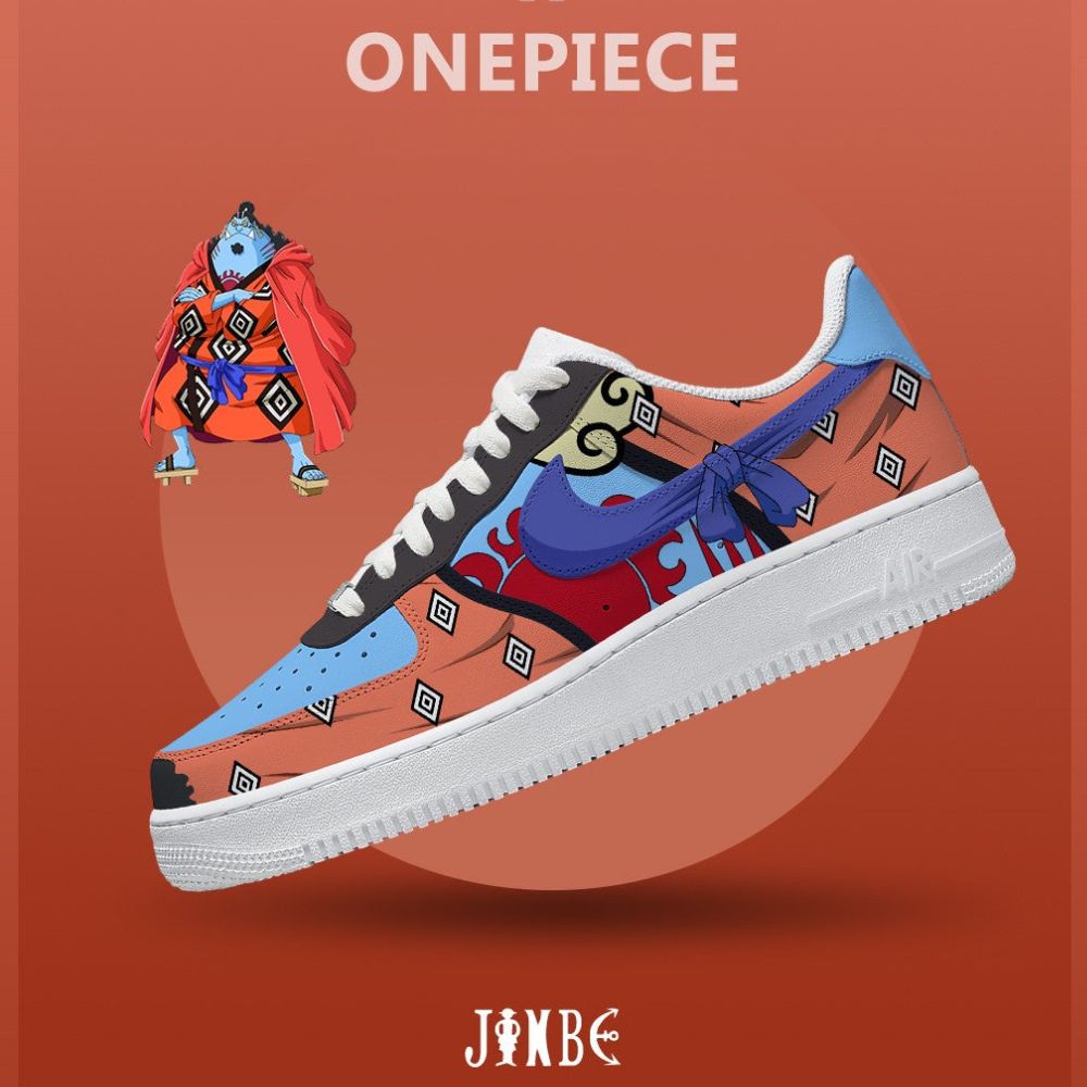 Knight of the Sea Jinbe No.2 One Piece AF1 Shoes - Sneakatelier