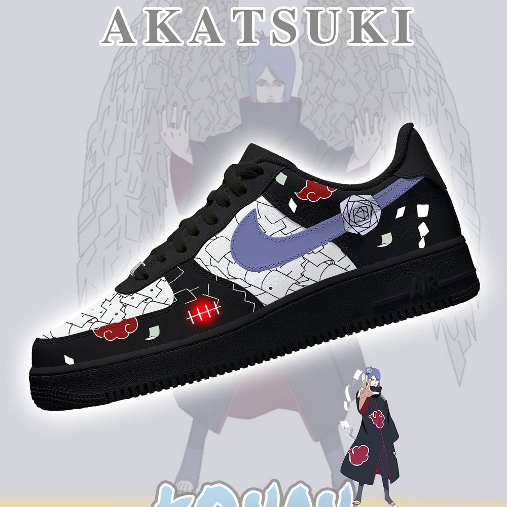 Konan Akatsuki AF1 Shoes - Shoesmates Konan Akatsuki AF1 Shoes - Sneakatelier Sneakatelier