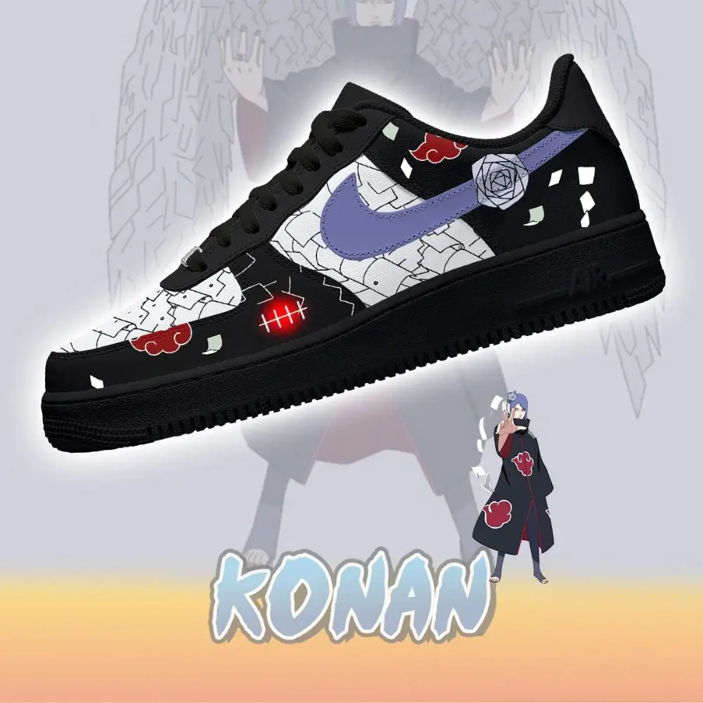 Konan No.3 Naruto Limited Custom Low Top Shoes - Sneakatelier