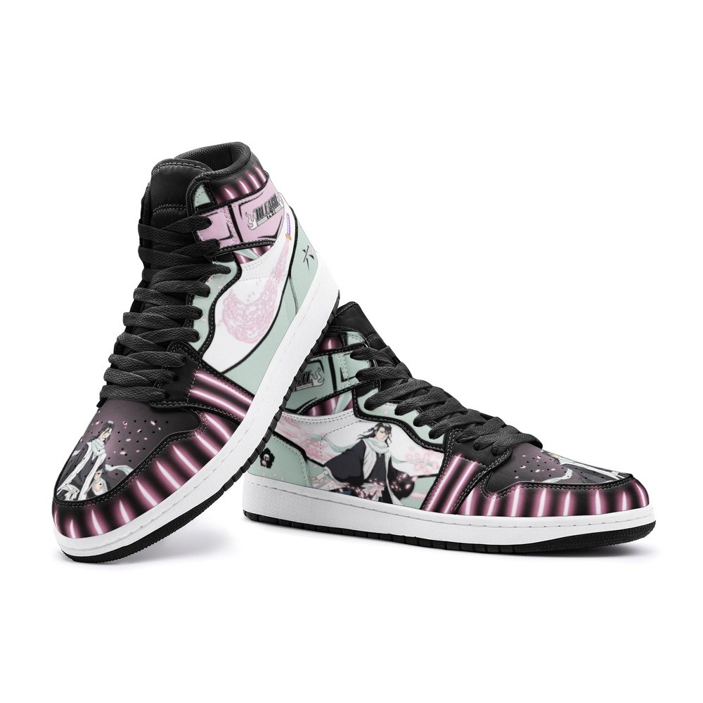 Kuchiki Byakuya Bankai Burīchi J1 High Top Shoes - Shoesmates Kuchiki Byakuya Bankai Burīchi J1 High Top Shoes - Sneakatelier Sneakatelier