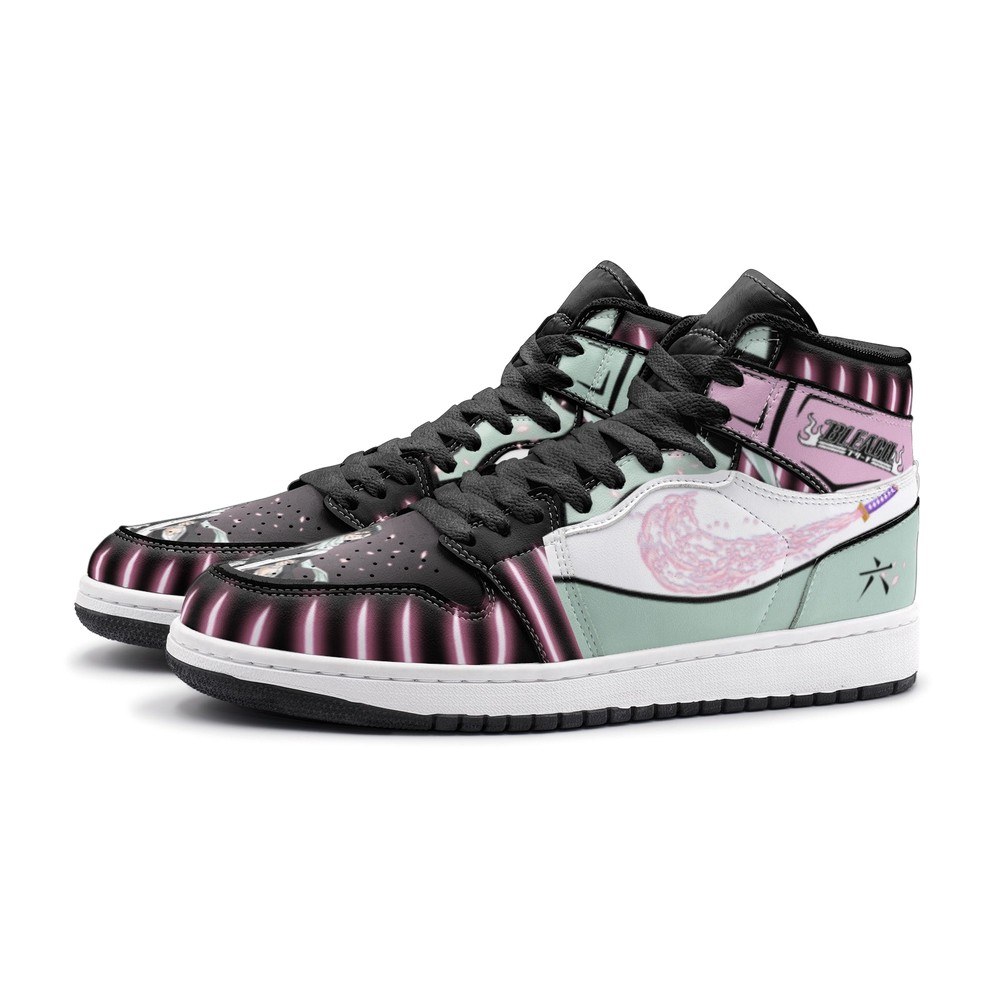 Kuchiki Byakuya Bankai Burīchi J1 High Top Shoes - Shoesmates Kuchiki Byakuya Bankai Burīchi J1 High Top Shoes - Sneakatelier Sneakatelier