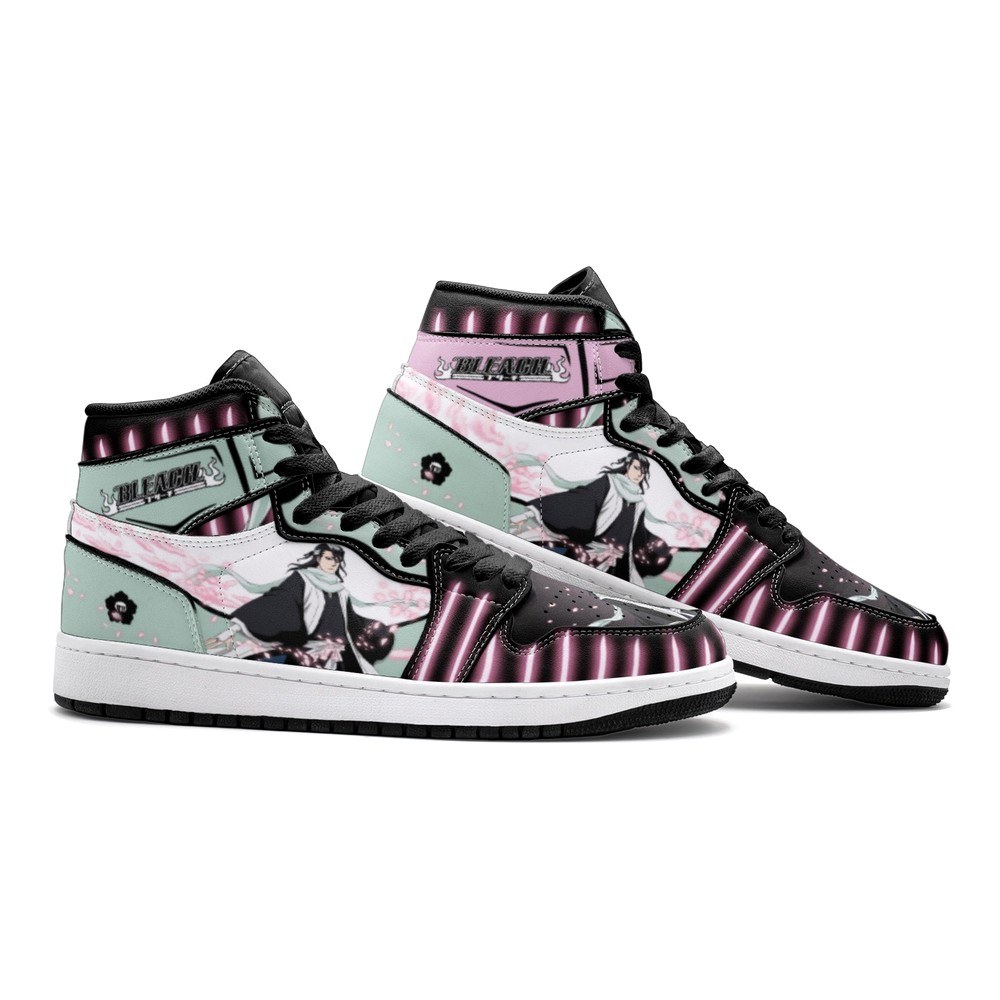Kuchiki Byakuya Bankai Burīchi J1 High Top Shoes - Shoesmates Kuchiki Byakuya Bankai Burīchi J1 High Top Shoes - Sneakatelier Sneakatelier