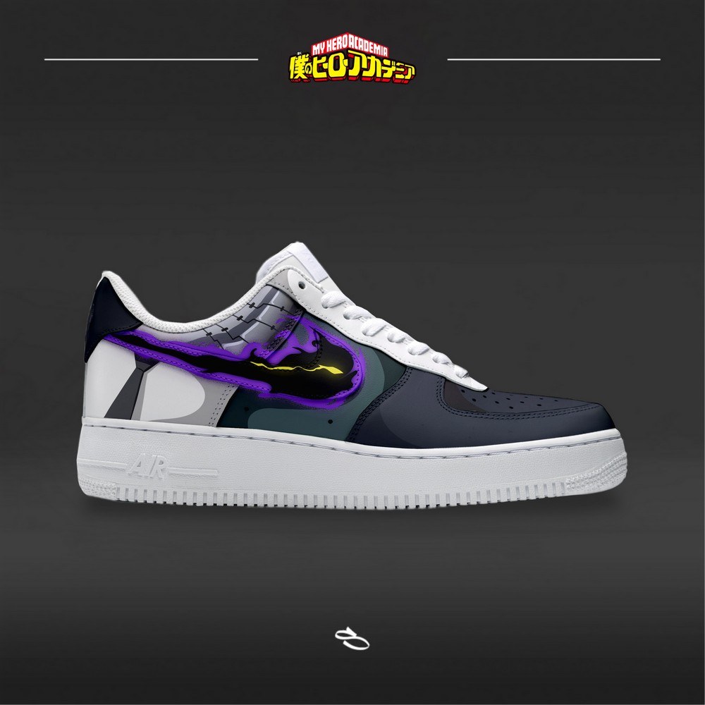 Kurogiri My Hero Academia AF1 Shoes - Sneakatelier