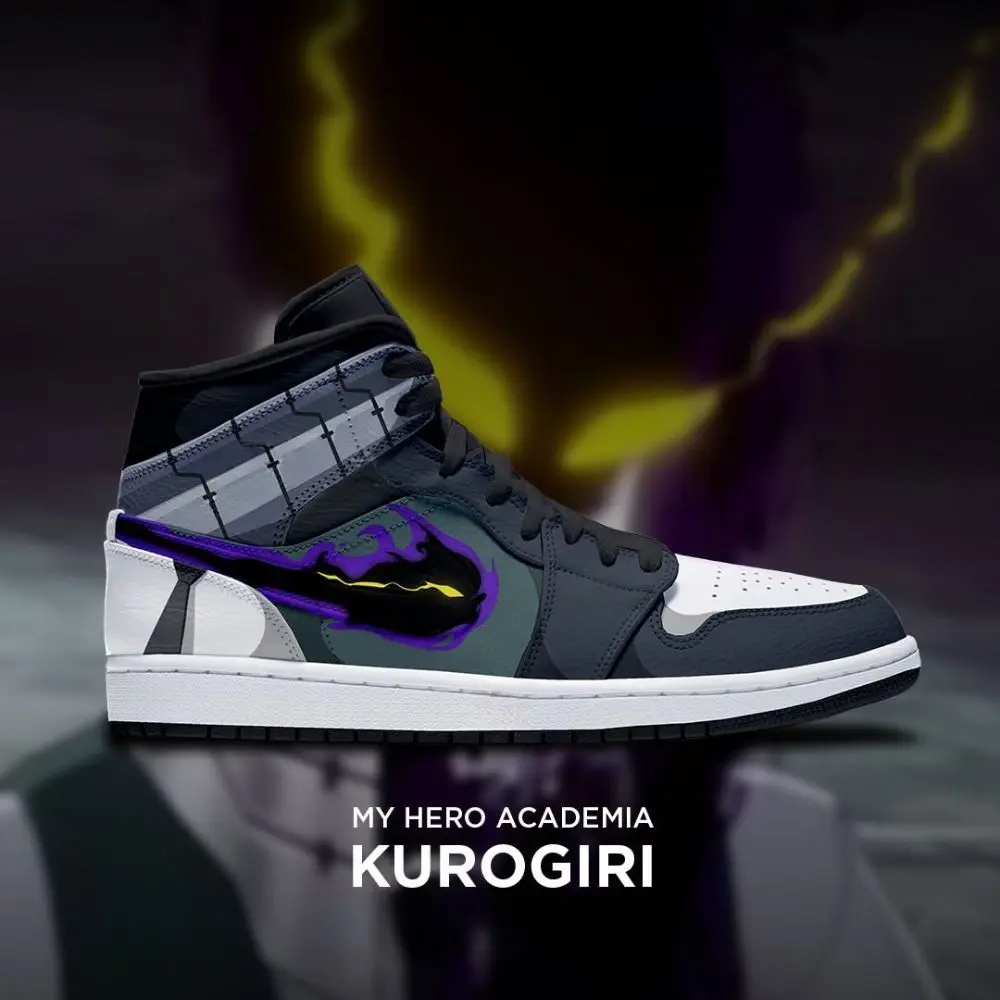 Kurogiri My Hero Academia Edition High Top Shoes - Sneakatelier