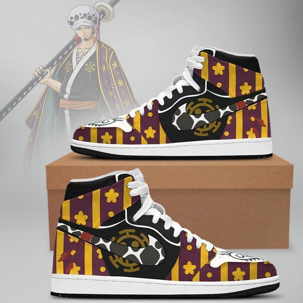 Law One Piece Air Jordan 1 High Top Shoes SMLOPA1 - Sneakatelier