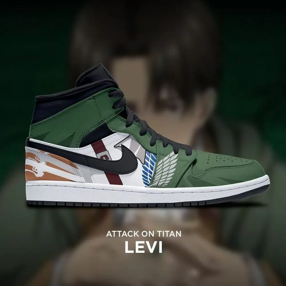 Levi Attack on Titan Edition High Top Shoes - Sneakatelier