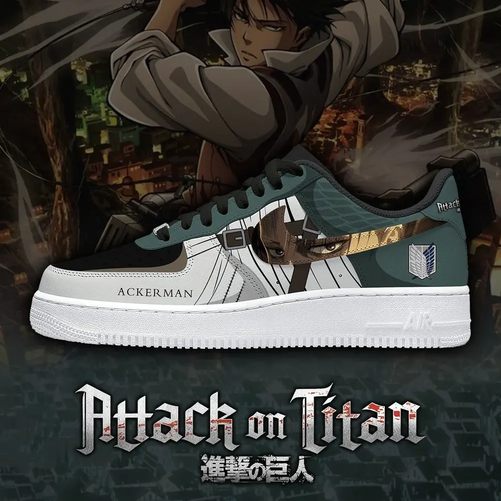 Levi's Ackermann V.1 Attack on Titian Special Edition Lowtop Shoes - Sneakatelier