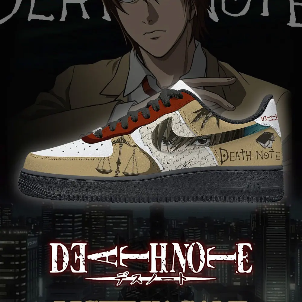 Light Yagami V.2 Death Note Limited Low Top Shoes - Sneakatelier